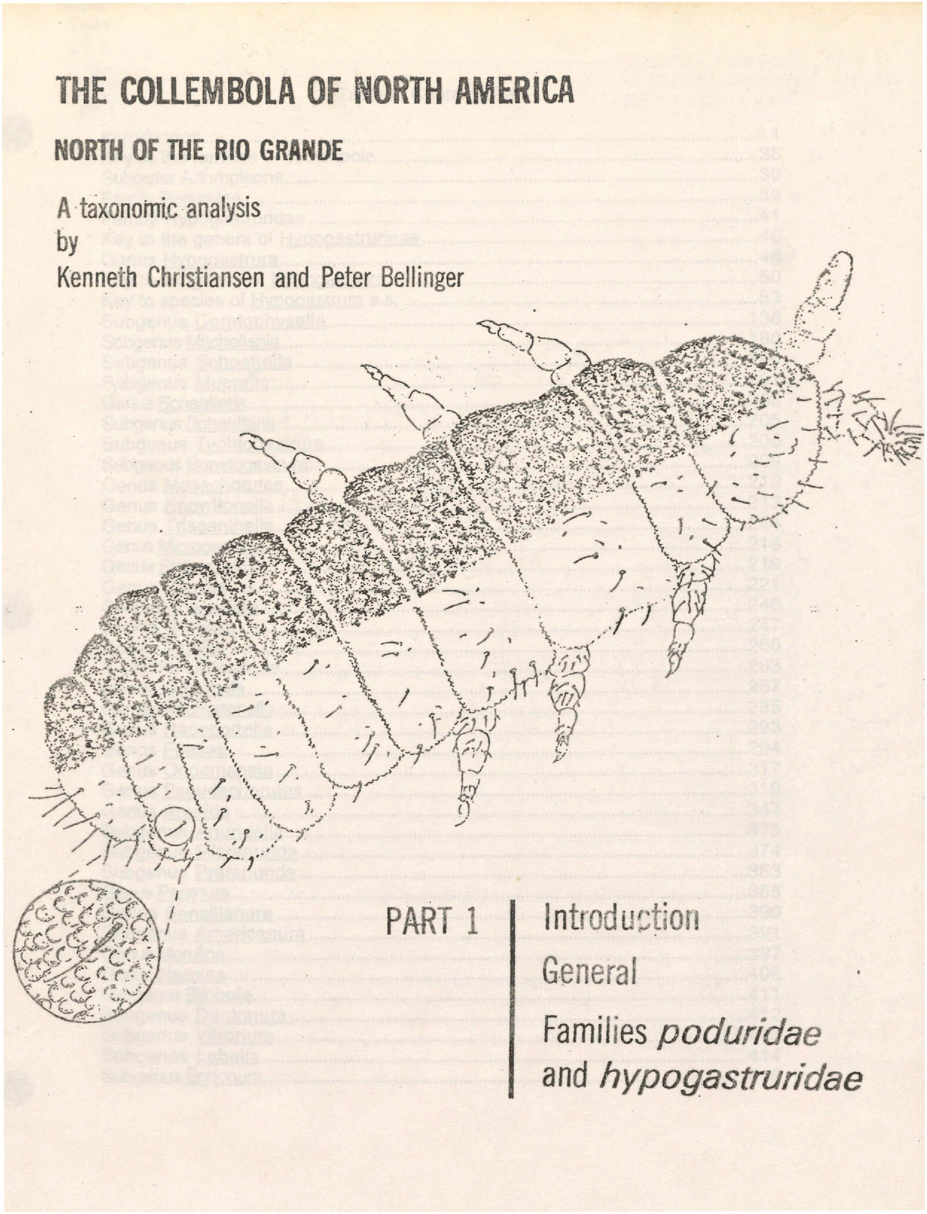 First of a four-volume 1998 edition of Collembola of North America.